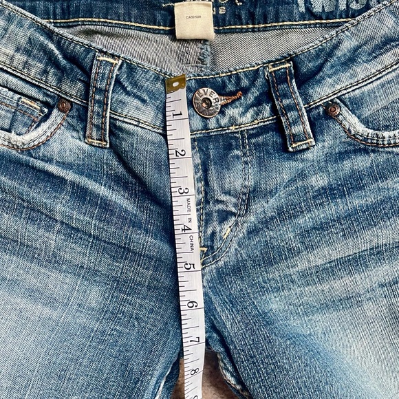 Women's Blue Jeans Silver Twisted 27/33 L - Picture 6 of 6